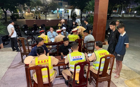 Phát hiện nhóm đối tượng có biểu hiện livestream cổ vũ đua xe trái phép