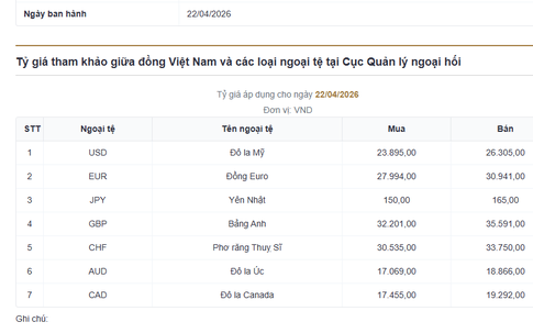 Giá USD hôm nay 22/4: USD 'hạ nhiệt', người dân có nên mua tích trữ lúc này?