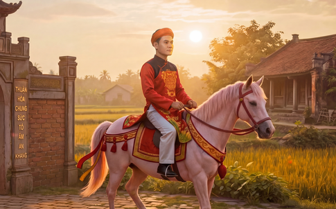 Tái hiện 'Đám cưới chuột' trong tranh dân gian Đông Hồ bằng AI qua MV 'Tính chuyện trăm năm'