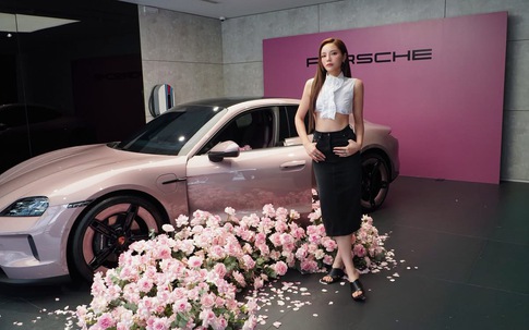 Hoa hậu Kỳ Duyên tậu xe điện Porsche gần 5 tỷ đồng