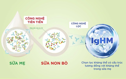 IgHM - hướng tiếp cận mới trong dinh dưỡng miễn dịch
