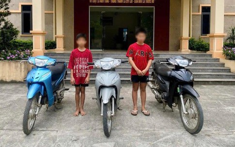 Mới 13 tuổi đã gây ra hàng loạt vụ trộm xe máy