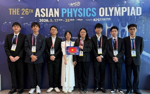 Việt Nam đoạt 8 huy chương Olympic Vật lý châu Á lần thứ 26