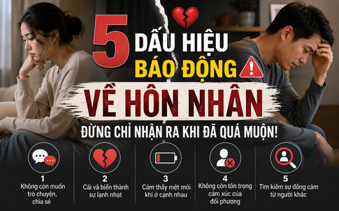 Nhiều cặp đôi chỉ nhận ra hôn nhân rạn nứt khi đã quá muộn: Nếu có 5 dấu hiệu này cần chú ý ngay