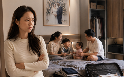Phòng cưới bị gia đình anh chồng dùng làm chỗ ở