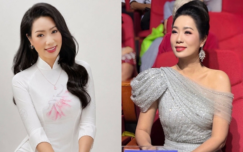 Diện áo dài trắng ở tuổi trung niên, Á hậu Trịnh Kim Chi gây chú ý