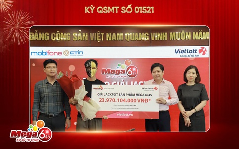 Mua vé số để ‘xả xui’ một nhân viên văn phòng bất ngờ nhận tin trúng Vietlott hơn 23 tỷ đồng