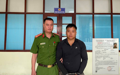 Công an bắt giữ đối tượng truy nã đặc biệt Hoàng Văn Sáng