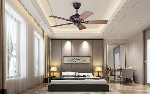 Vị trí lắp quạt trần trong phòng ngủ chuẩn phong thủy và điều đại kỵ
