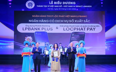 LPBank lập 'cú đúp' giải thưởng danh giá tại Vietnam I4 Impact Awards 2026