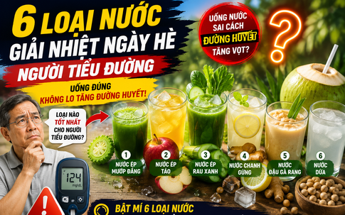 6 đồ uống giải nhiệt ngày hè cho người tiểu đường nên bổ sung để hạn chế tăng đường huyết