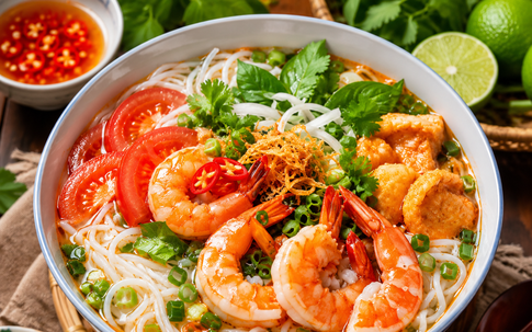 Suýt xoa với cách nấu bún tôm mới hương vị ngọt thanh tự nhiên, không tanh