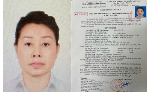 Công an Hà Nội thông báo “truy nã đặc biệt” đối tượng Đỗ Thị Phương