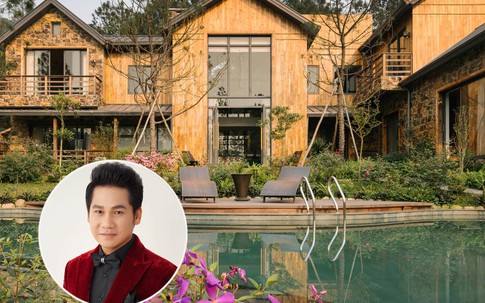 'Ông hoàng nhạc đỏ' Trọng Tấn gây ngỡ ngàng với mảnh vườn ở khu nghỉ dưỡng 4.000 m2