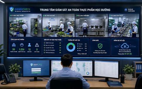 Hơn 1,18 triệu học sinh Hà Nội sẽ được quản lý dinh dưỡng, an toàn thực phẩm trên nền tảng số