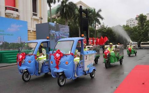 Đề xuất thí điểm sử dụng xe 3 bánh chạy điện để thu gom, vận chuyển rác, hàng hóa và PCCC