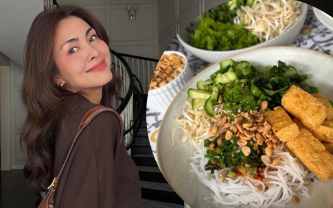 Tháng 7 âm, học Tăng Thanh Hà làm món chay nhanh gọn, công thức đơn giản