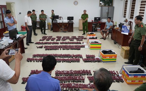 Triệt phá đường dây vận chuyển gần 9.300 kíp nổ từ Lào về Việt Nam