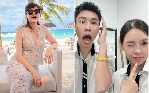 Phản ứng bất ngờ của Vân Dung khi phát hiện con trai yêu sớm