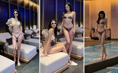 Kỳ Duyên tuổi 30 diện bikini không thua kém nàng hậu họ Đoàn 26 tuổi