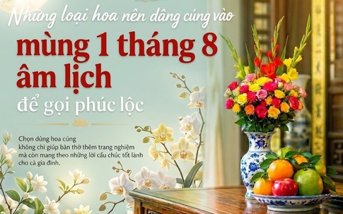 Những loại hoa mùa Thu nên dâng cúng mùng 1 tháng 8 âm lịch để ‘gọi’ phúc lộc, may mắn