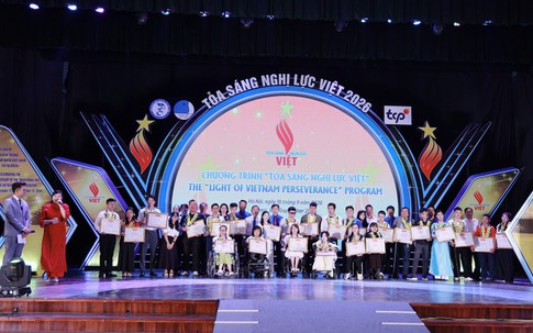 Vinh danh 26 gương thanh niên “Tỏa sáng Nghị lực Việt” năm 2026