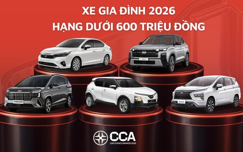 Car Choice Awards 2026 gợi ý chọn xe gia đình phù hợp từ dưới 600 triệu đến 5 tỷ đồng