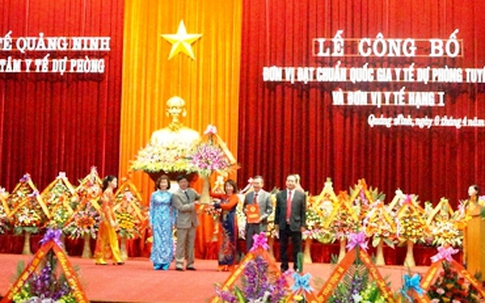 Trung tâm y tế dự phòng tỉnh Quảng Ninh đạt chuẩn quốc gia YTDP tuyến tỉnh và đơn vị y tế hạng I