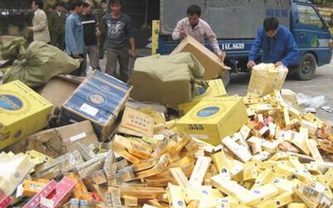 Quảng Ninh: Bắt giữ 16.000 bao thuốc lá ngoại nhập lậu