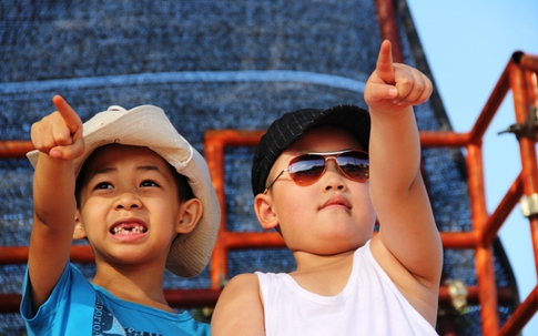 Đáng yêu gương mặt nhí tại giải đua xe địa hình