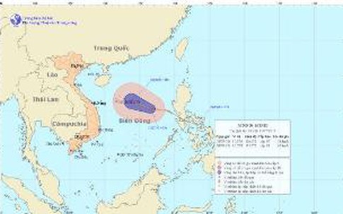 Áp thấp có thể mạnh lên thành bão