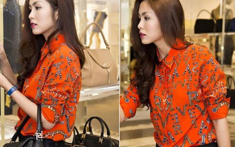 Diện sơ mi quyến rũ như Sao Việt
