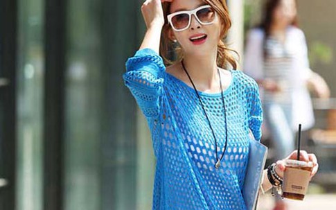 Sexy khó cưỡng từ áo lưới dịu mát ngày hè