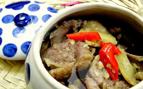 Đón tuần mới với vịt kho gừng