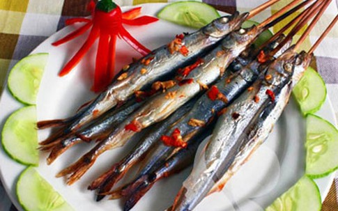 Mát trời làm các món nướng ăn