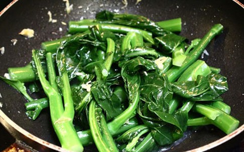 Sai lầm khi xào nấu rau