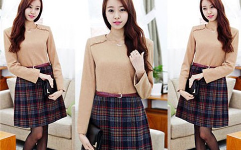 Đón gió đông đẹp dịu dàng với váy xòe