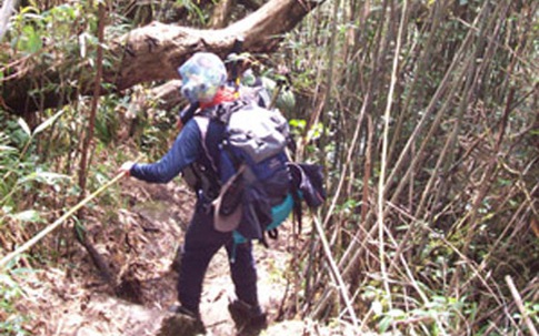 Một du khách mất tích khi leo núi Phan Si Păng