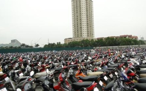 Hà Nội tăng phí trông giữ xe máy, xe đạp 
