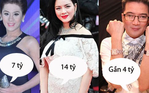 Sao Việt nào "khoác" nhiều tiền tỷ nhất ra đường?