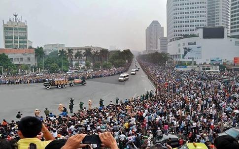 Những hình ảnh không thể quên trong lễ tang Tướng Giáp