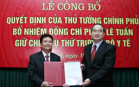 Bộ Y tế có thêm thứ trưởng