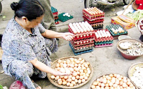 Trứng gà nhập lậu từ Trung Quốc giá 500 đồng/quả: Nguy cơ từ gà nhiễm dịch 