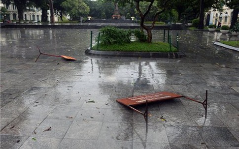 Hà Nội xáo trộn vì bão Haiyan