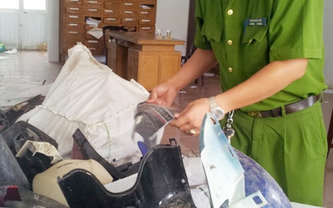 Cướp xe máy rồi cắt nát để bán phế liệu