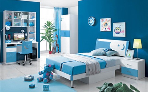 Nội thất xanh dương cho nhà mát lạnh