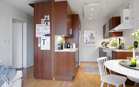 Bài trí 42m² xinh đẹp hớp hồn chàng