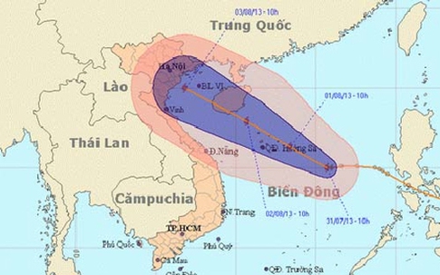 Bão cấp 12 bất ngờ đổ bộ vào Bắc Bộ