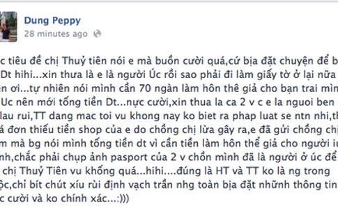 Fan nữ phản pháo vụ vợ Đan Trường "tố" làm giấy tờ giả
