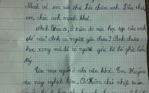 Bức thư của cô bé lớp 3 "đánh gục" cộng đồng mạng